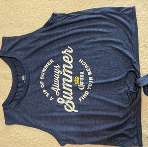 Corona cropped tank top